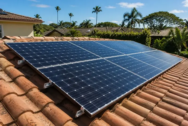 Installation de panneaux solaires à Lezay